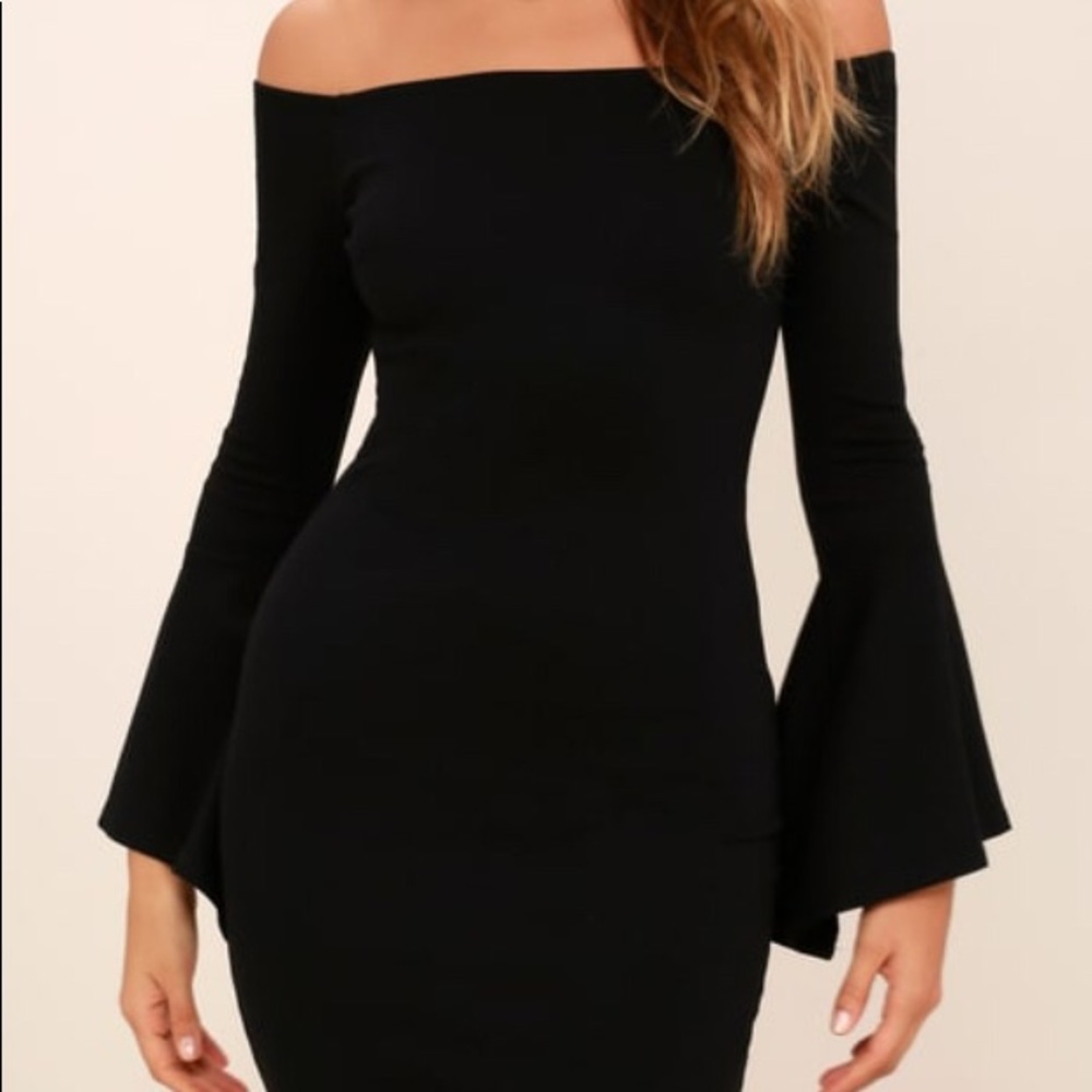Lulus all she wants off the shoulder midi dress